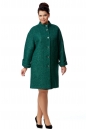 Женское пальто из текстиля с воротником 8000931