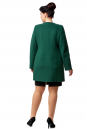 Женское пальто из текстиля без воротника 8000936-2