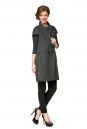 Женское пальто из текстиля с воротником 8000963-2
