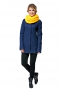Женское пальто из текстиля с воротником 8001028