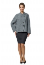 Женское пальто из текстиля с воротником 8001046-2