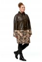 Женское кожаное пальто из натуральной кожи с воротником 8002045-3