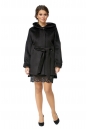 Женское пальто из текстиля с капюшоном 8002243
