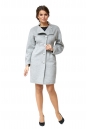 Женское пальто из текстиля с воротником 8002609