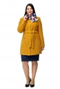 Женское пальто из текстиля с воротником 8002716