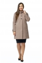 Женское пальто из текстиля с воротником 8002893