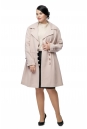 Женское пальто из текстиля с воротником 8003066-4