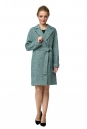 Женское пальто из текстиля с воротником 8003263