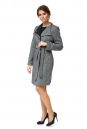 Женское пальто из текстиля с воротником 8009933-2