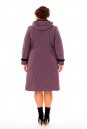 Женское пальто из текстиля с капюшоном, отделка норка 8009993-3