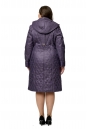 Женское пальто из текстиля с капюшоном 8010069-3