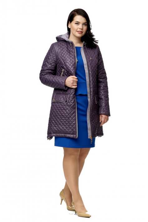 Куртка женская из текстиля с капюшоном 8010122