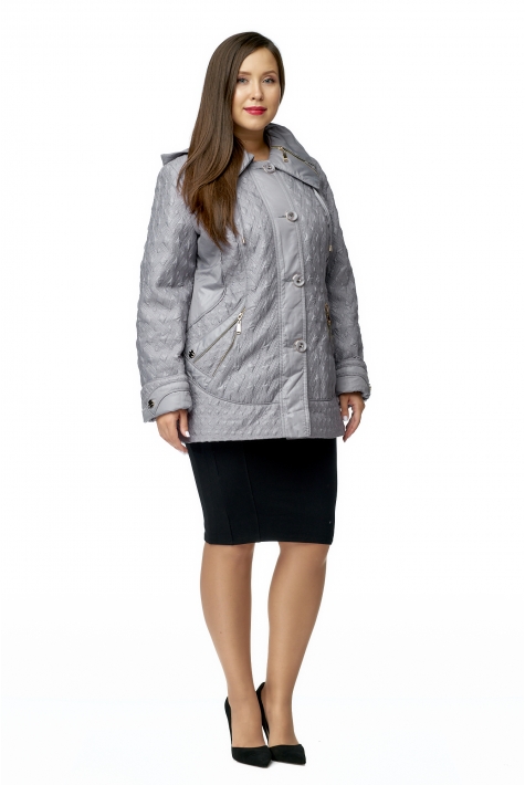 Куртка женская из текстиля с капюшоном 8010226