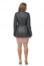 Женское пальто из текстиля с воротником 8016104-3