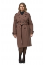 Женское пальто из текстиля с воротником 8019199-2