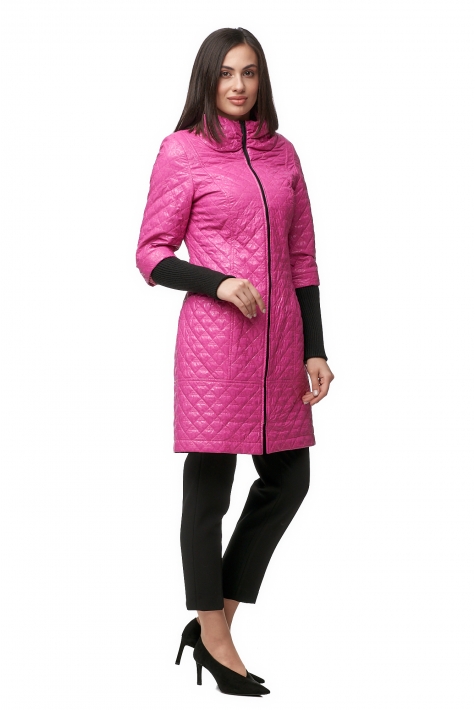Женское пальто из текстиля с воротником 8020475