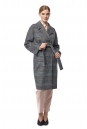 Женское пальто из текстиля с воротником 8021466