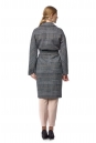 Женское пальто из текстиля с воротником 8021466-3