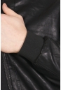 Мужская кожаная куртка из эко-кожи с воротником 8021866-4