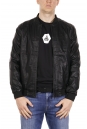 Мужская кожаная куртка из эко-кожи с воротником 8021866-7
