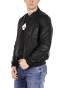 Мужская кожаная куртка из эко-кожи с воротником 8021866-8