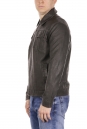Мужская кожаная куртка из эко-кожи с воротником 8021874-9