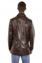 Мужская кожаная куртка из натуральной кожи с воротником 8021881-4