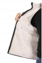 Мужская кожаная куртка из натуральной кожи с воротником, отделка овчина 8021883-2