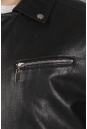 Мужская кожаная куртка из эко-кожи с воротником 8021913-4