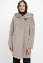 Женское пальто из текстиля с капюшоном 8022129