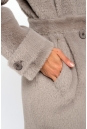 Женское пальто из текстиля с воротником 8022139-5