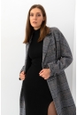 Женское пальто из текстиля с воротником 8022145-2