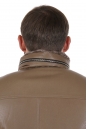 Мужская кожаная куртка из натуральной кожи на меху с воротником 8022242-13