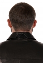Мужская кожаная куртка из натуральной кожи с воротником 8022248-3