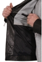 Мужская кожаная куртка из натуральной кожи с воротником 8022248-5