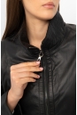 Женская кожаная куртка из натуральной кожи с воротником 8022275-4