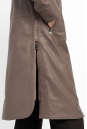 Женский кожаный плащ из натуральной кожи с капюшоном 8022282-6