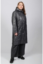 Женское пальто из текстиля с капюшоном 8023414-5