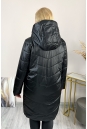 Женское пальто из текстиля с капюшоном 8024030-5
