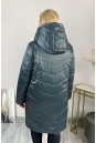 Женское пальто из текстиля с капюшоном 8024031-5