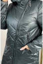 Женское пальто из текстиля с капюшоном 8024031-6