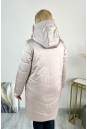 Женское пальто из текстиля с капюшоном 8024034-5