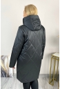 Женское пальто из текстиля с капюшоном 8024036-5