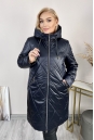 Женское пальто из текстиля с капюшоном 8024037