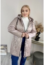 Женское пальто из текстиля с капюшоном 8024089-3