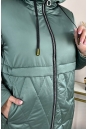 Женское пальто из текстиля с капюшоном 8024091-7