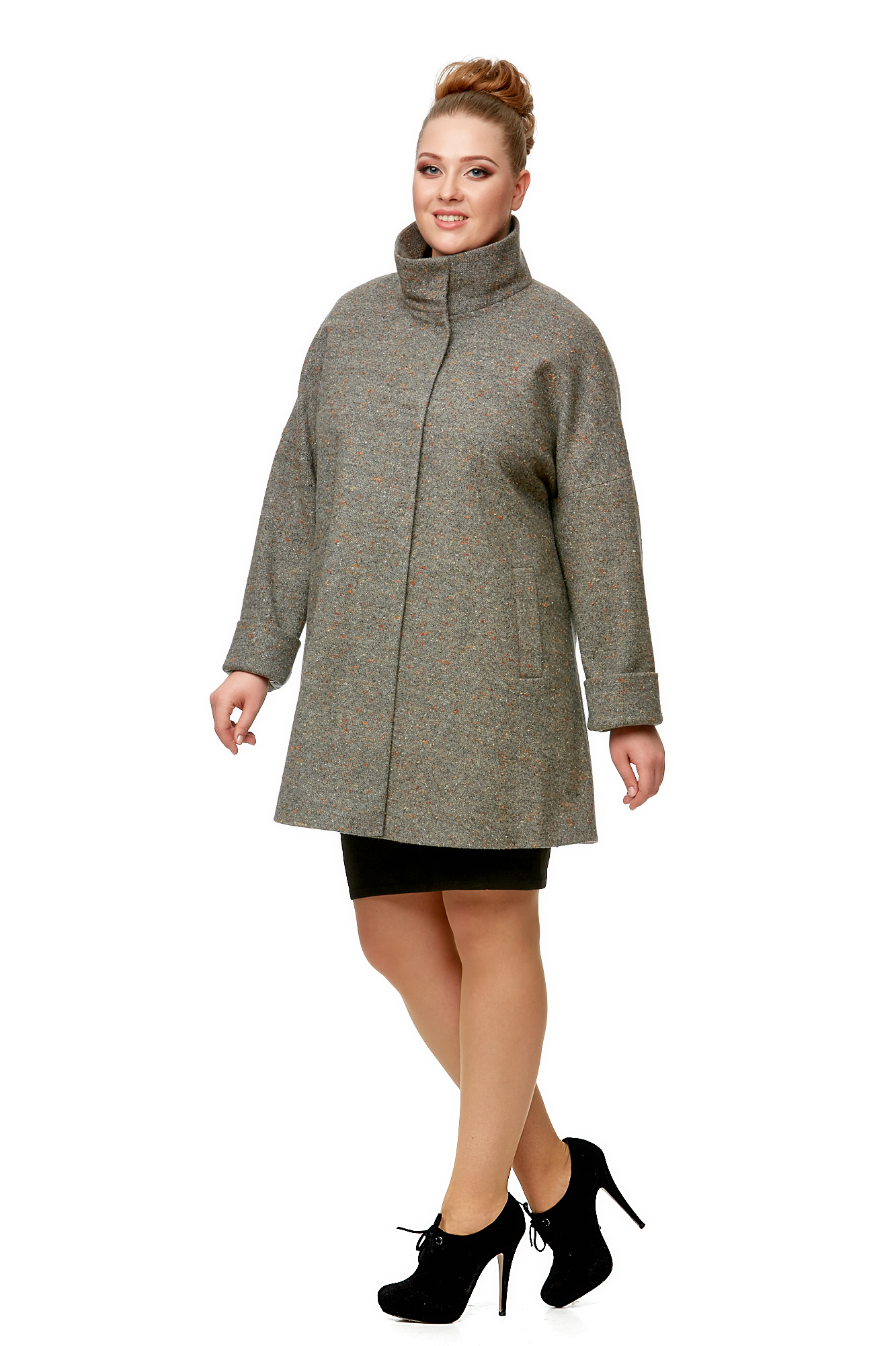 Женское пальто из текстиля 8000956-2