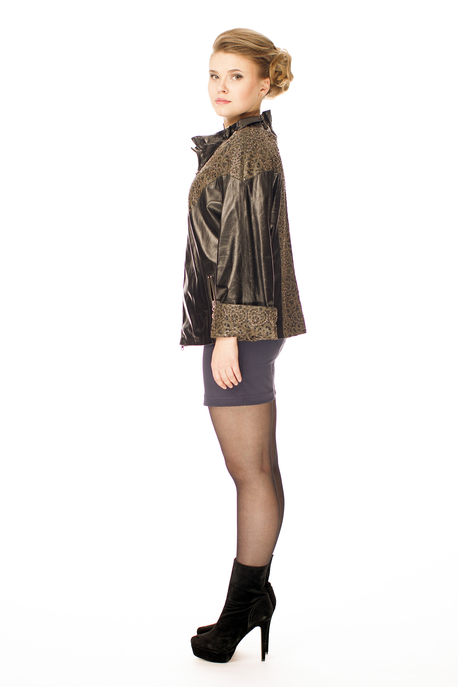 Женская кожаная куртка из натуральной кожи 8001755-2