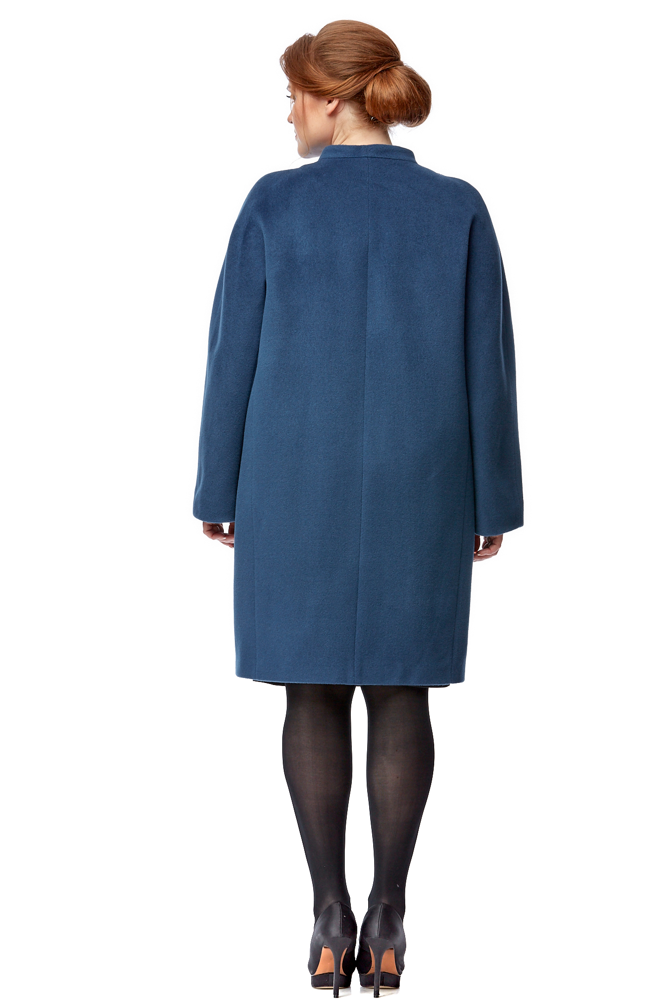 Женское пальто из текстиля с воротником 8001783-3