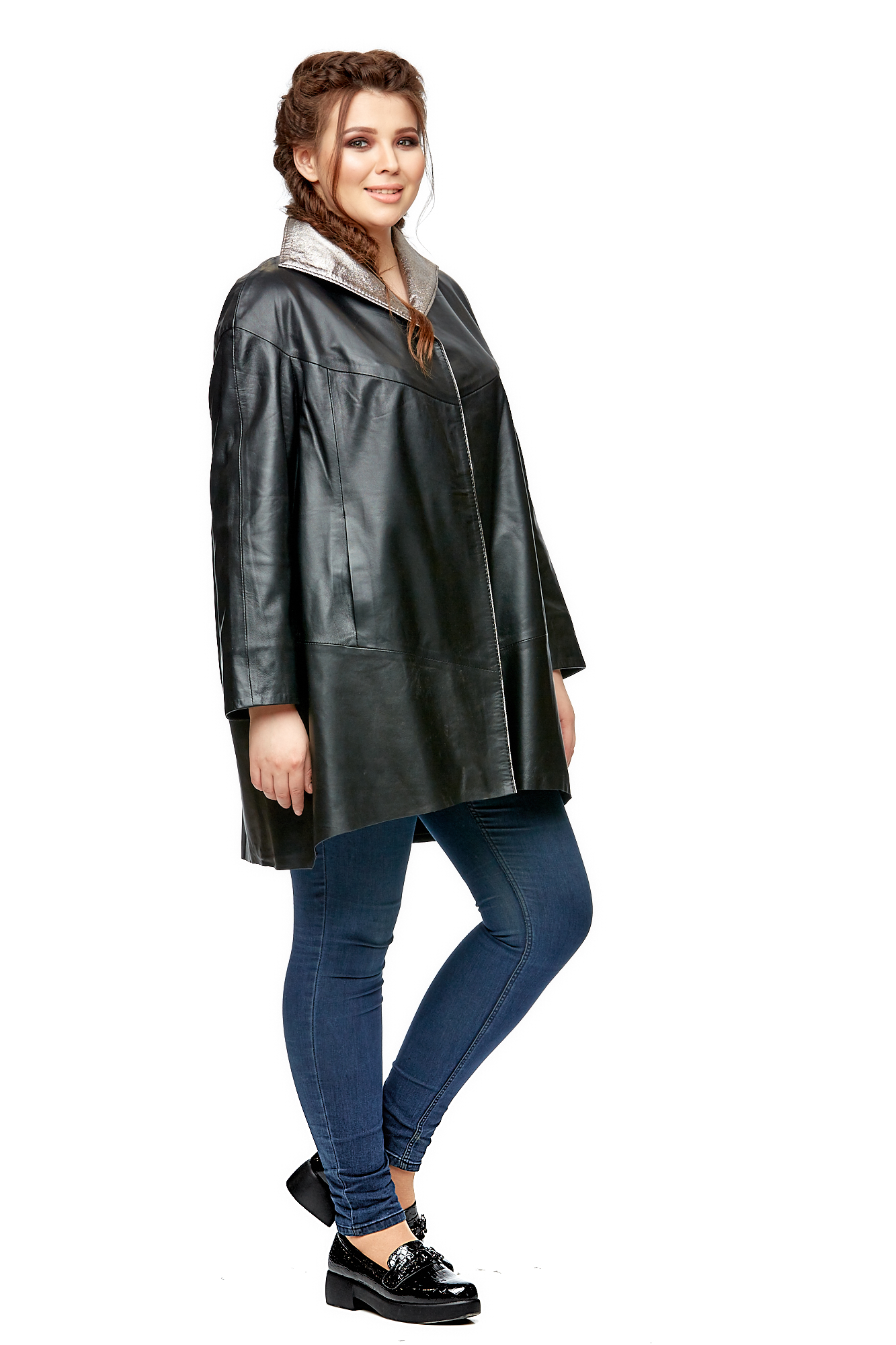 Женская кожаная куртка из натуральной кожи 8002341-3